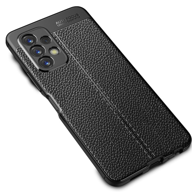 Litchi Texture TPU Shockproof Phone Case, For Samsung Galaxy A23 5G