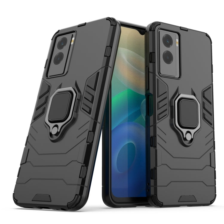 Shockproof PC + TPU Holder Phone Case, For vivo Y55s 5G