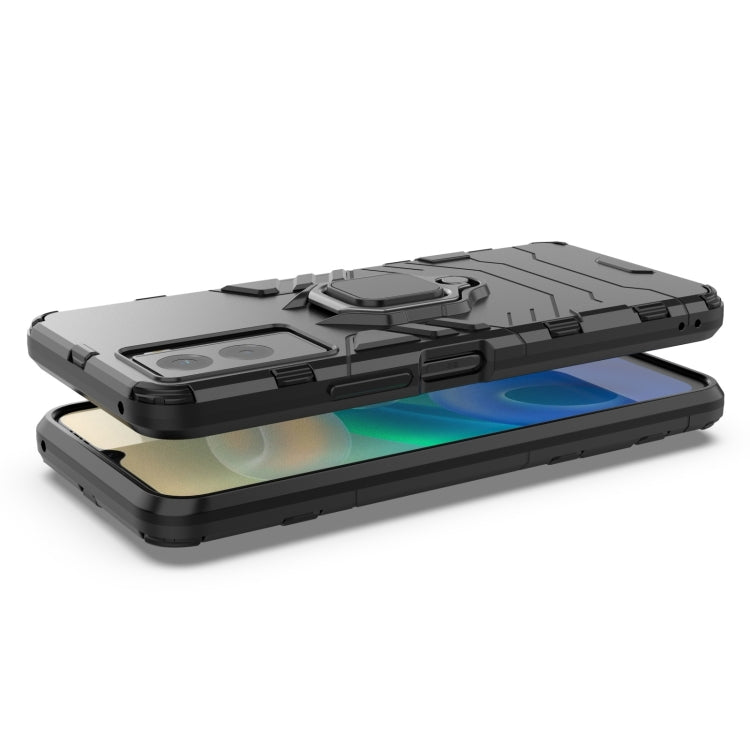 Shockproof PC + TPU Holder Phone Case, For vivo Y55s 5G