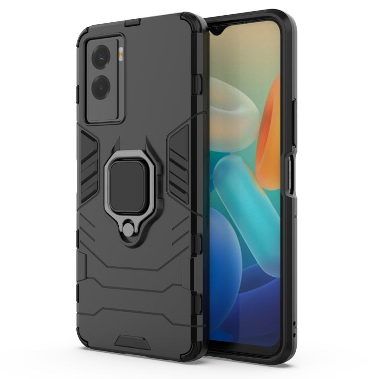 Shockproof PC + TPU Holder Phone Case, For vivo Y55s 5G