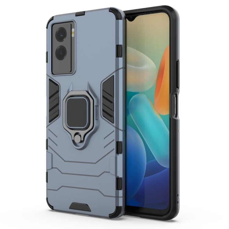 Shockproof PC + TPU Holder Phone Case, For vivo Y55s 5G