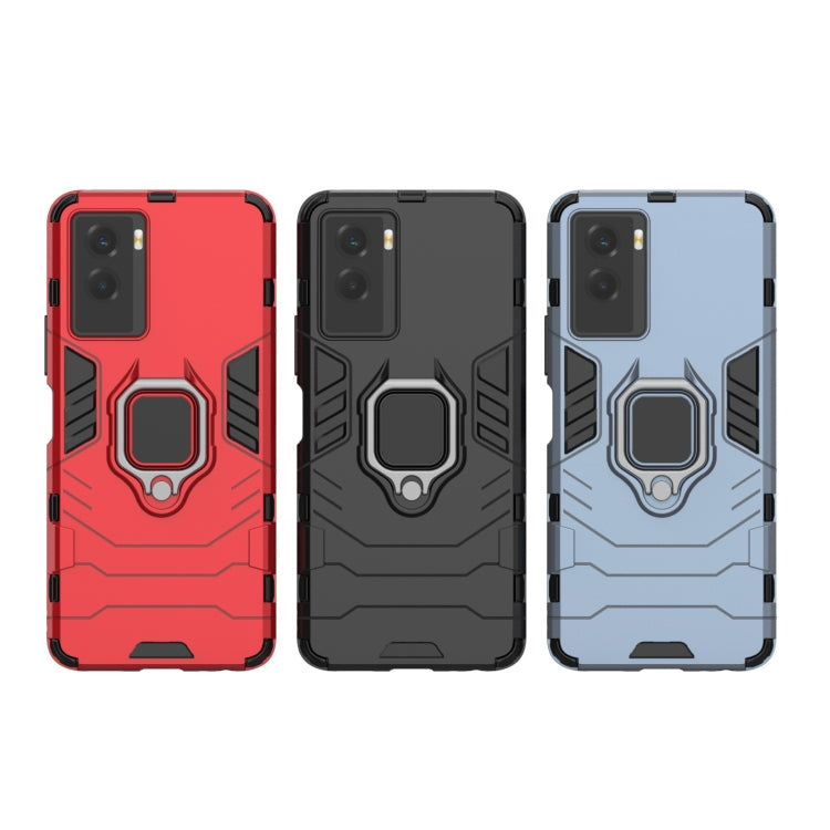 Shockproof PC + TPU Holder Phone Case, For vivo Y55s 5G