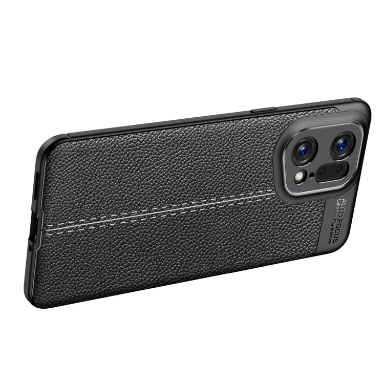 Litchi Texture TPU Shockproof Phone Case, For OPPO Find X5 Pro, For OPPO Find X5