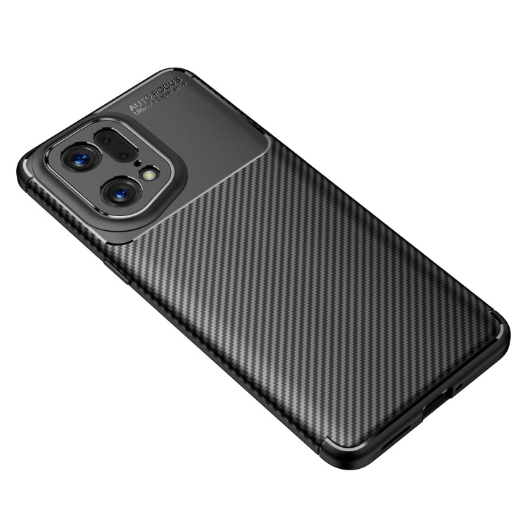 Carbon Fiber Texture Shockproof TPU Phone Case, For OPPO Find X5 Pro, For OPPO Find X5, For OPPO Realme 9 Pro+, For OPPO Realme 9 Pro