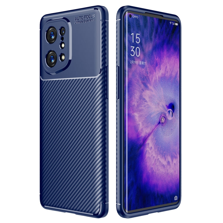 Carbon Fiber Texture Shockproof TPU Phone Case, For OPPO Find X5 Pro, For OPPO Find X5, For OPPO Realme 9 Pro+, For OPPO Realme 9 Pro