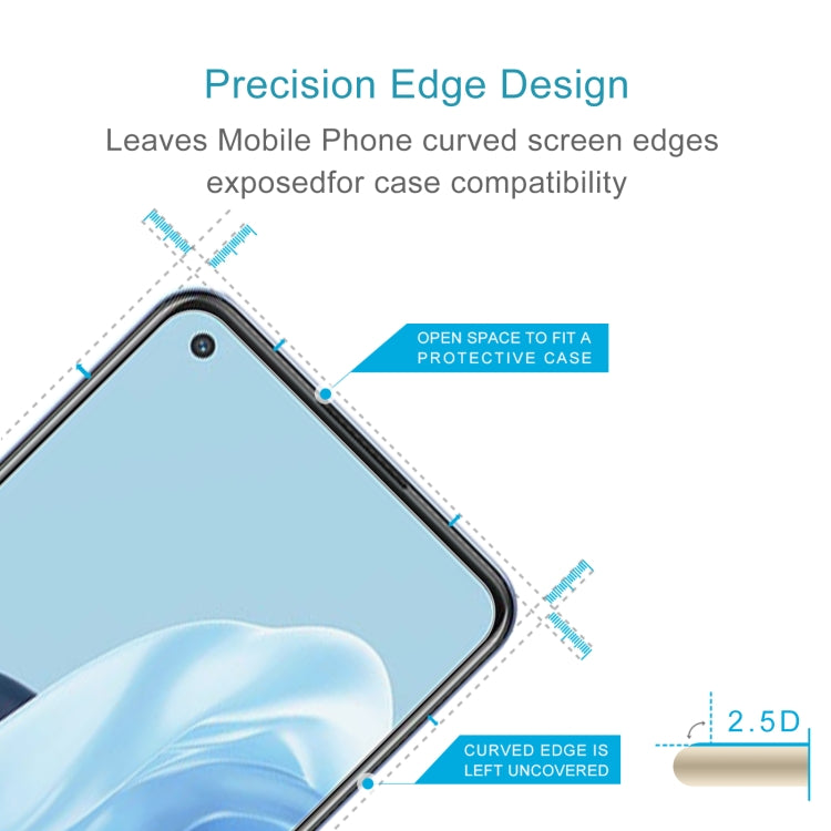 0.26mm 9H 2.5D Tempered Glass Film, For OPPO Reno7 Z 5G / Reno7 5G (1 PC), For Xiaomi Redmi Note 11E (1 PC)