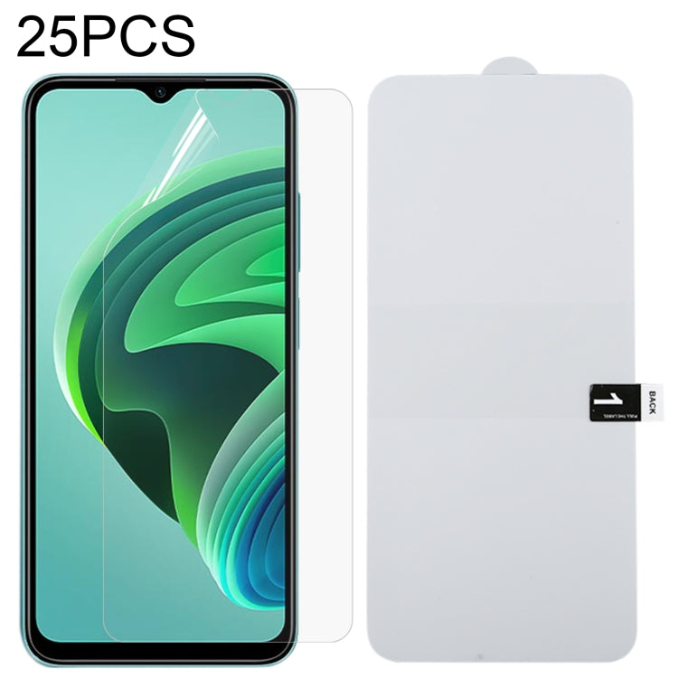 25 PCS Full Screen Protector Explosion-proof Hydrogel Film, For OPPO Reno7 Z 5G / Reno7 5G (25 PCS), For Xiaomi Redmi Note 11E (25 PCS)