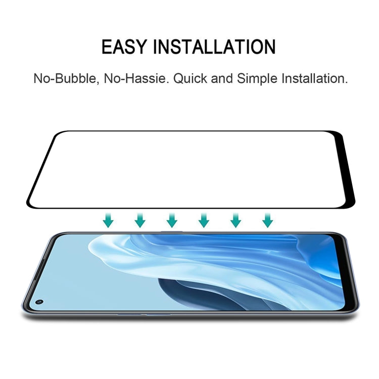 Full Glue Cover Screen Protector Tempered Glass Film, For OPPO Reno7 Z 5G / Reno7 5G (1 PC), For Xiaomi Redmi Note 11E (1 PC)