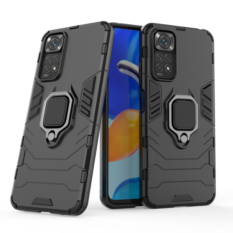 Shockproof PC + TPU Protective Phone Case with Magnetic Ring Holder, For OPPO Reno7 5G International Version, For Xiaomi Redmi Note 11 / Note 11S Global