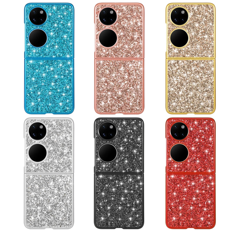 Glitter Powder Shockproof TPU Folding Phone Case, For Huawei P50 Pocket, For OPPO Find N