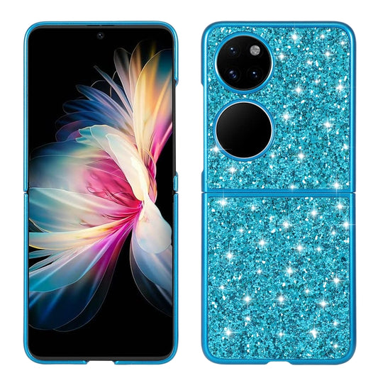 Glitter Powder Shockproof TPU Folding Phone Case, For Huawei P50 Pocket, For OPPO Find N