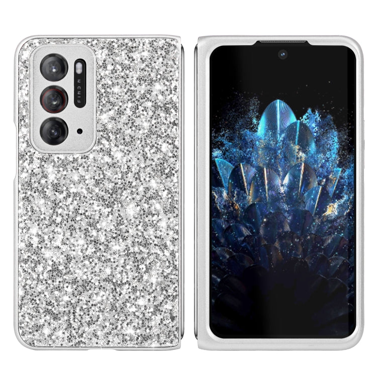 Glitter Powder Shockproof TPU Folding Phone Case, For Huawei P50 Pocket, For OPPO Find N