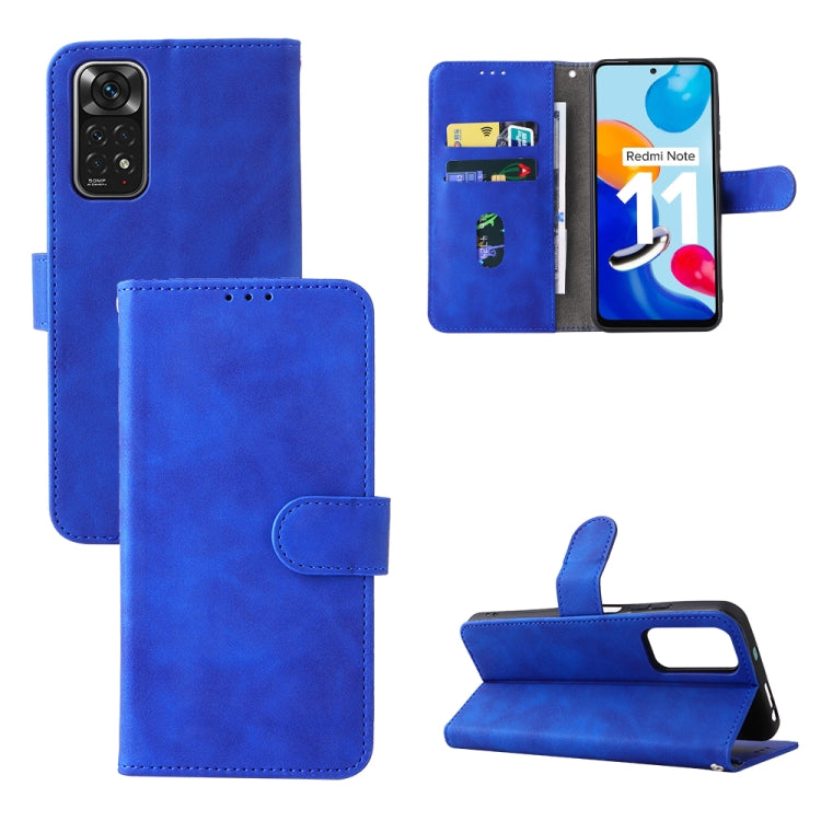 Skin Feel Magnetic Buckle Leather Phone Case, For OPPO Realme 9i / A36, For OPPO Realme GT2 Pro 5G, For Xiaomi Redmi Note 11 / Note 11S Global, For Xiaomi Redmi Note 11 Pro 5G Foreign Version / Note 11 Pro+, For Blackview A55