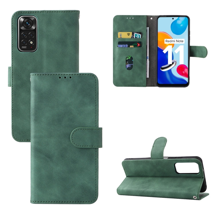 Skin Feel Magnetic Buckle Leather Phone Case, For OPPO Realme 9i / A36, For OPPO Realme GT2 Pro 5G, For Xiaomi Redmi Note 11 / Note 11S Global, For Xiaomi Redmi Note 11 Pro 5G Foreign Version / Note 11 Pro+