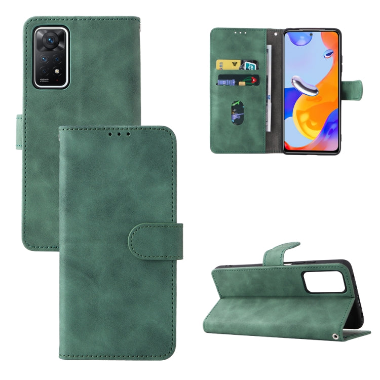 Skin Feel Magnetic Buckle Leather Phone Case, For OPPO Realme 9i / A36, For OPPO Realme GT2 Pro 5G, For Xiaomi Redmi Note 11 / Note 11S Global, For Xiaomi Redmi Note 11 Pro 5G Foreign Version / Note 11 Pro+, For Blackview A55