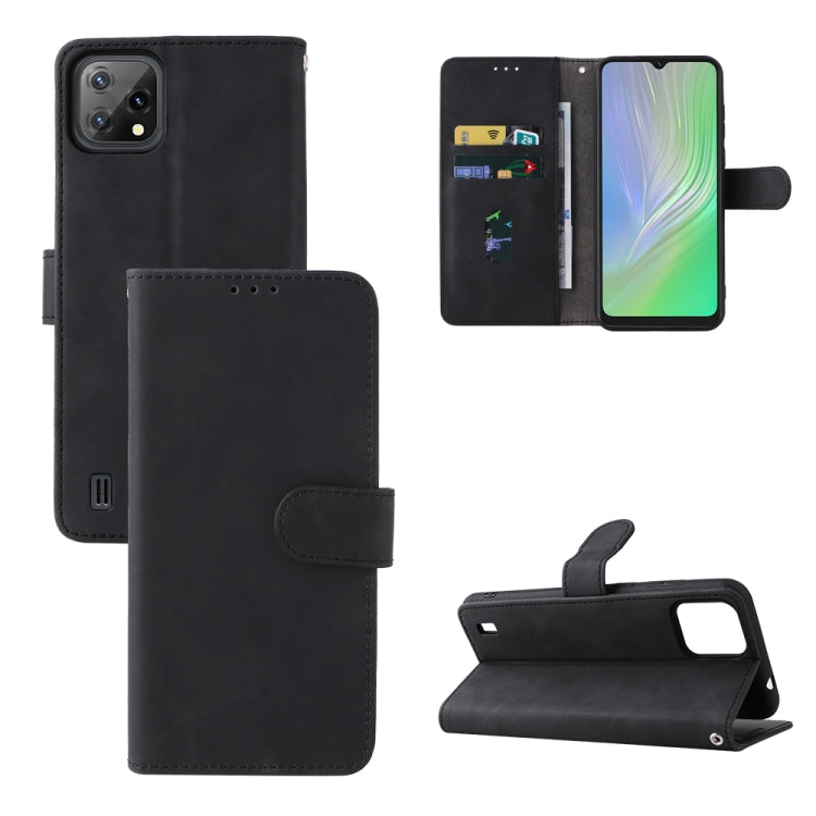 Skin Feel Magnetic Buckle Leather Phone Case, For Blackview A55