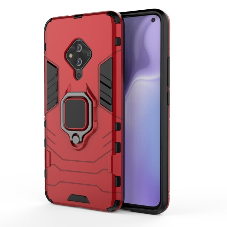 Shockproof PC + TPU Protective Case with Magnetic Ring Holder, For Vivo S5, For Vivo V17 / Y9s / S1 Pro, For Xiaomi Redmi Note 8T