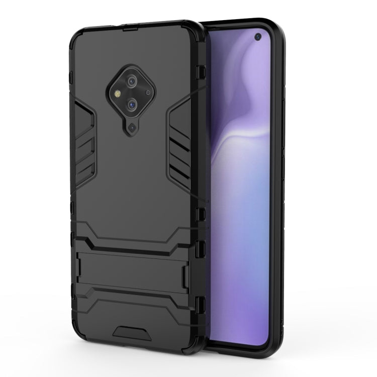 Shockproof PC + TPU Protective Case with Invisible Holder, For Vivo S5, For Vivo V17 / Y9s / S1 Pro, For Xiaomi Redmi Note 8T