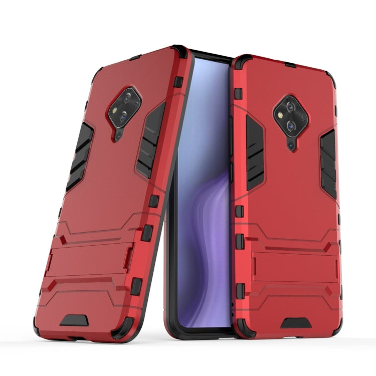 Shockproof PC + TPU Protective Case with Invisible Holder, For Vivo S5, For Vivo V17 / Y9s / S1 Pro, For Xiaomi Redmi Note 8T