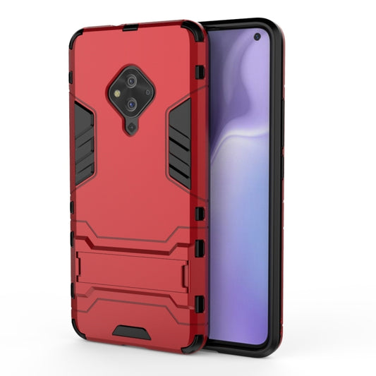 Shockproof PC + TPU Protective Case with Invisible Holder, For Vivo S5, For Vivo V17 / Y9s / S1 Pro, For Xiaomi Redmi Note 8T