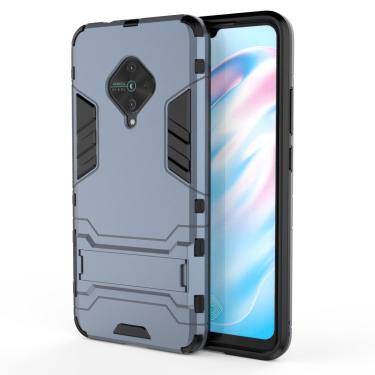 Shockproof PC + TPU Protective Case with Invisible Holder, For Vivo S5, For Vivo V17 / Y9s / S1 Pro, For Xiaomi Redmi Note 8T