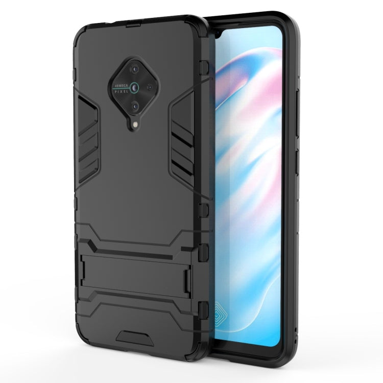 Shockproof PC + TPU Protective Case with Invisible Holder, For Vivo S5, For Vivo V17 / Y9s / S1 Pro, For Xiaomi Redmi Note 8T