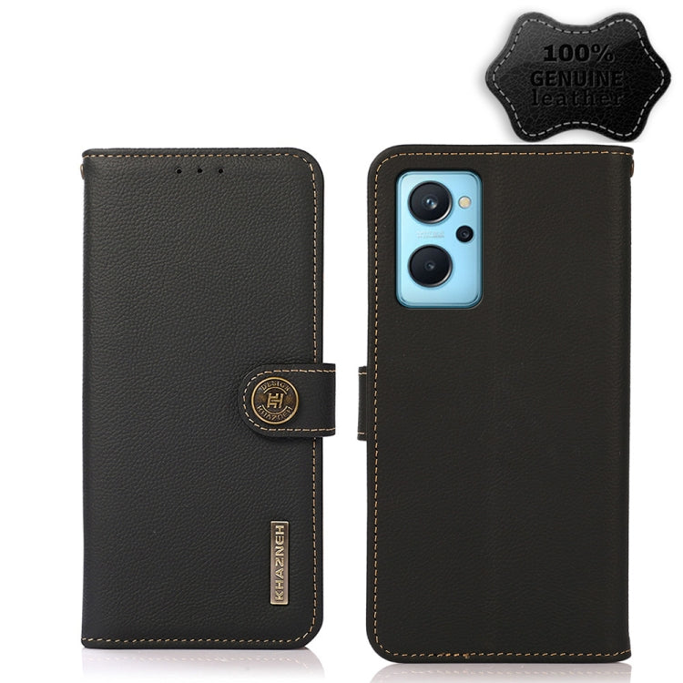 KHAZNEH Custer Genuine Leather RFID Phone Case, For Nokia C20 Plus, For OPPO Realme 9i, For OPPO Reno7 5G / Find X5 Lite, For Xiaomi Redmi Note 11 Pro 5G / 4G