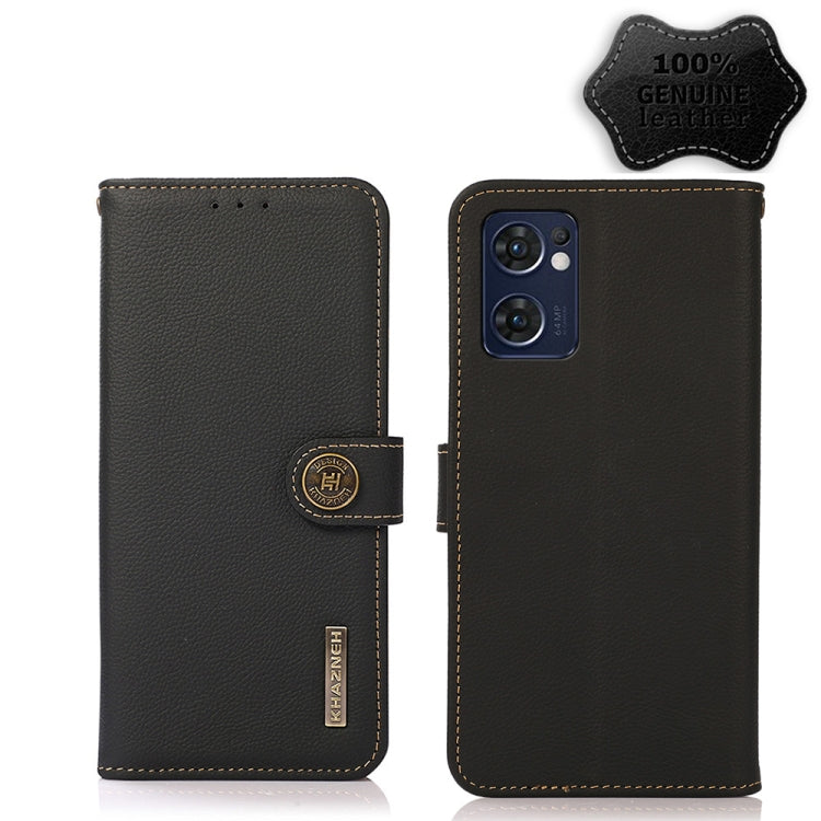 KHAZNEH Custer Genuine Leather RFID Phone Case, For Nokia C20 Plus, For OPPO Reno7 5G / Find X5 Lite, For Xiaomi Redmi Note 11 Pro 5G / 4G