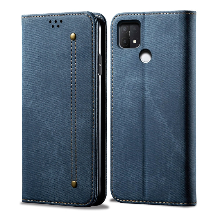 Denim Texture Casual Style Leather Phone Case