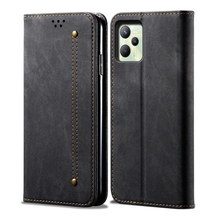 Denim Texture Casual Style Leather Phone Case