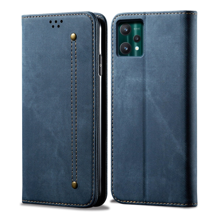 Denim Texture Casual Style Leather Phone Case