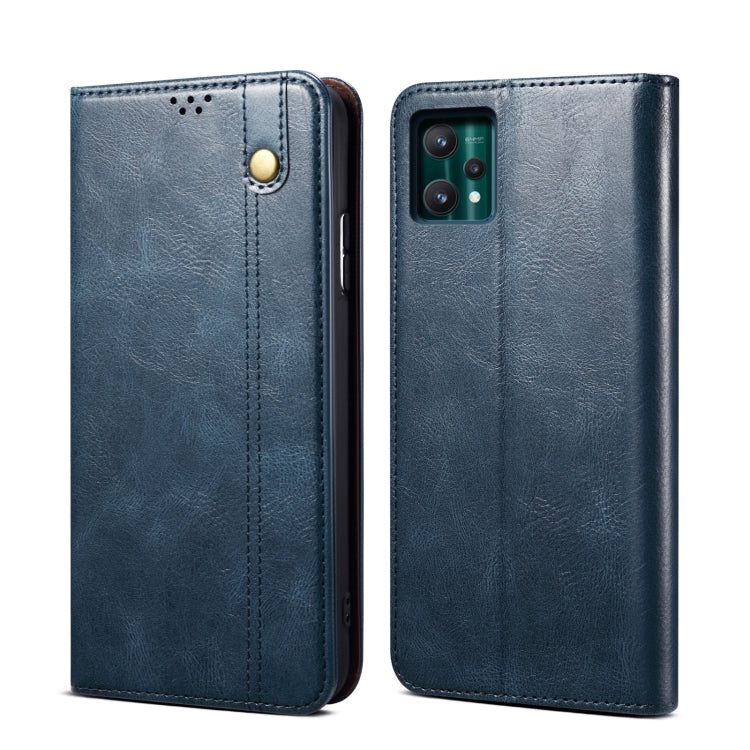 Simple Wax Crazy Horse Texture Horizontal Flip Leather Phone Case with Card Slots &amp; Holder