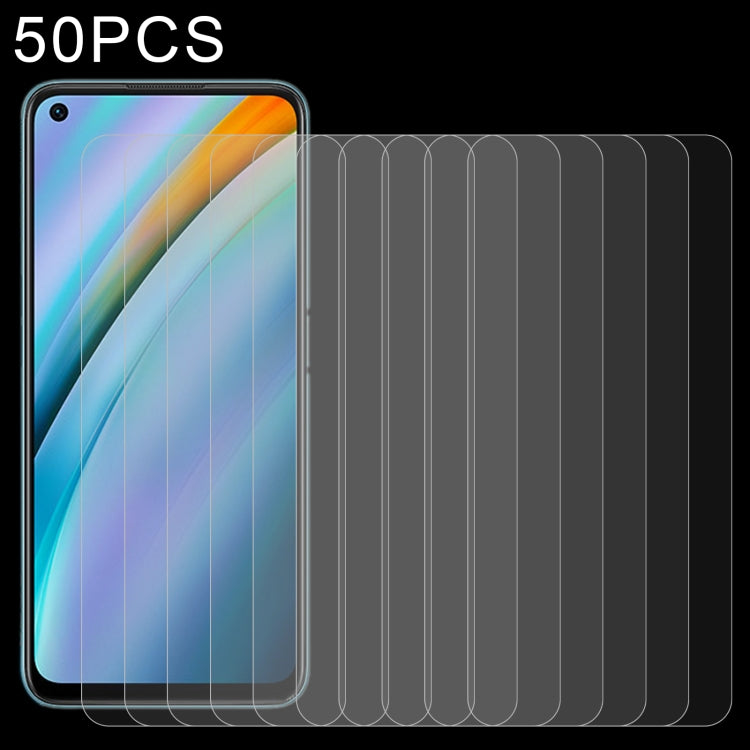 50 PCS 0.26mm 9H 2.5D Tempered Glass Film, For OPPO K10 / K10 5G China / A96 4G(50 PCS), For OPPO Realme GT Neo3(50 PCS)