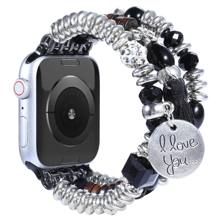 Tassel Beaded Watchband For Apple Watch Series, 7 41mm / 6&SE&5&4 40mm / 3&2&1 38mm, 7 45mm / 6&SE&5&4 44mm / 3&2&1 42mm