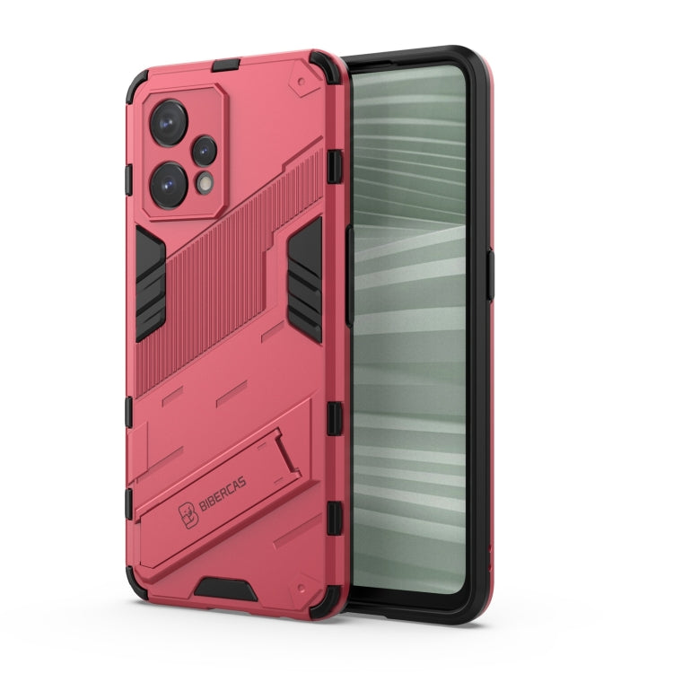 Punk Armor 2 in 1 PC + TPU Shockproof Phone Case with Invisible Holder