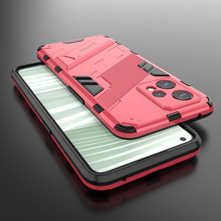 Punk Armor 2 in 1 PC + TPU Shockproof Phone Case with Invisible Holder