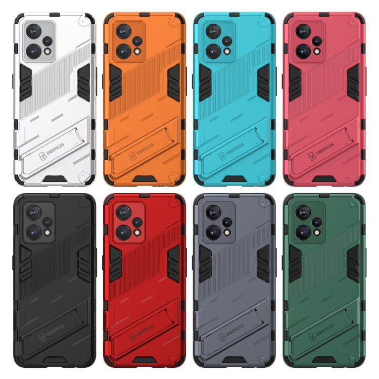 Punk Armor 2 in 1 PC + TPU Shockproof Phone Case with Invisible Holder