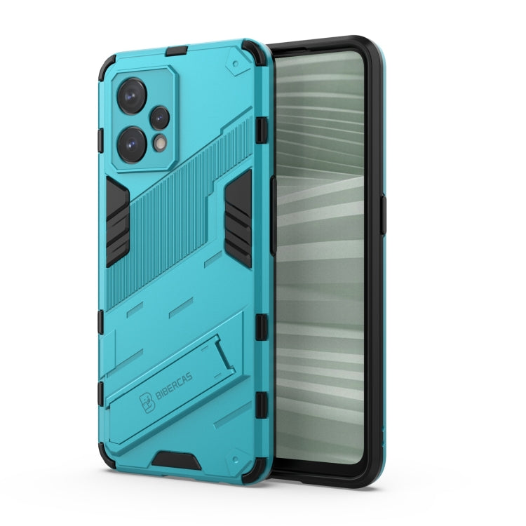 Punk Armor 2 in 1 PC + TPU Shockproof Phone Case with Invisible Holder, For Realme 9 Pro+, For OPPO Realme 9 Pro, For Realme 9 Pro