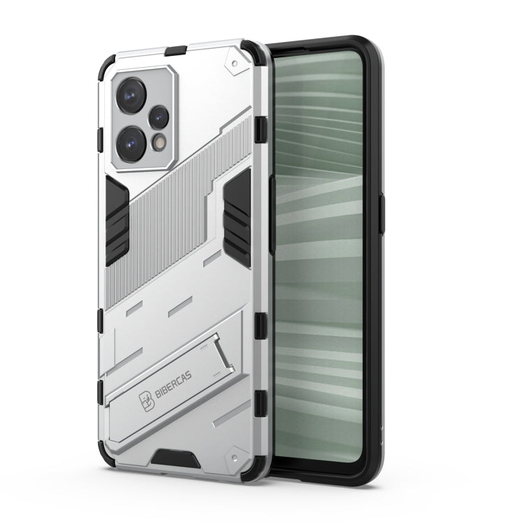 Punk Armor 2 in 1 PC + TPU Shockproof Phone Case with Invisible Holder