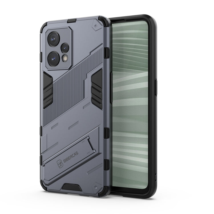 Punk Armor 2 in 1 PC + TPU Shockproof Phone Case with Invisible Holder, For Realme 9 Pro+, For OPPO Realme 9 Pro, For Realme 9 Pro