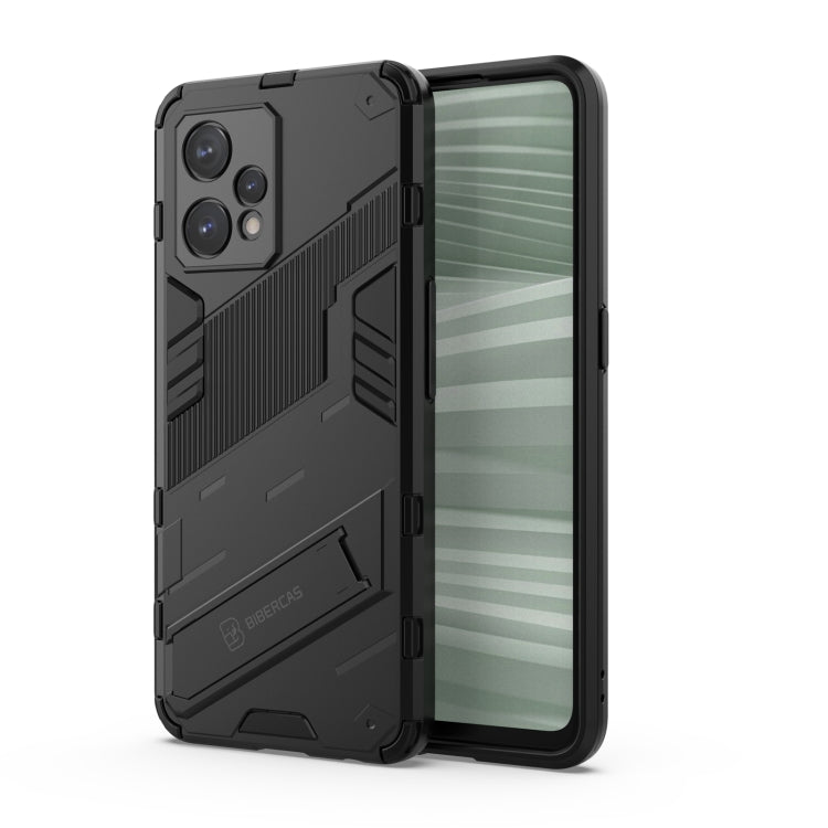 Punk Armor 2 in 1 PC + TPU Shockproof Phone Case with Invisible Holder