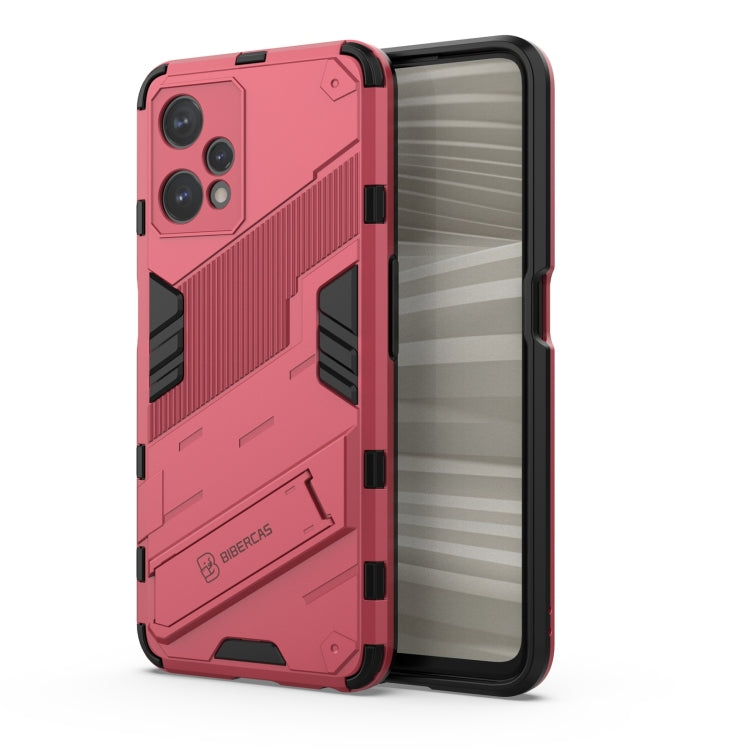 Punk Armor 2 in 1 PC + TPU Shockproof Phone Case with Invisible Holder