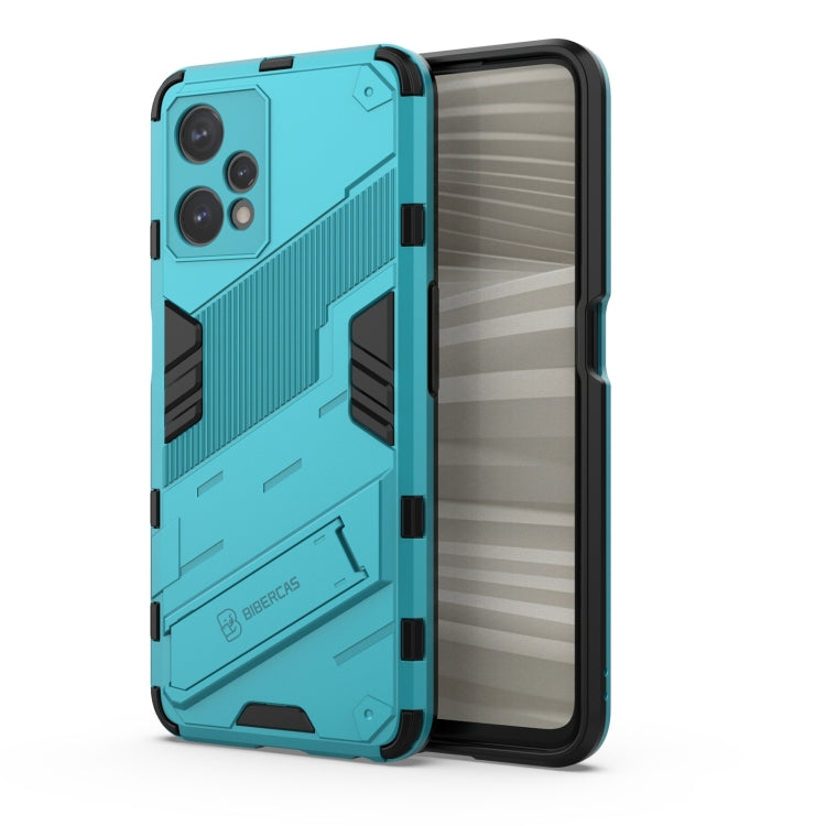 Punk Armor 2 in 1 PC + TPU Shockproof Phone Case with Invisible Holder