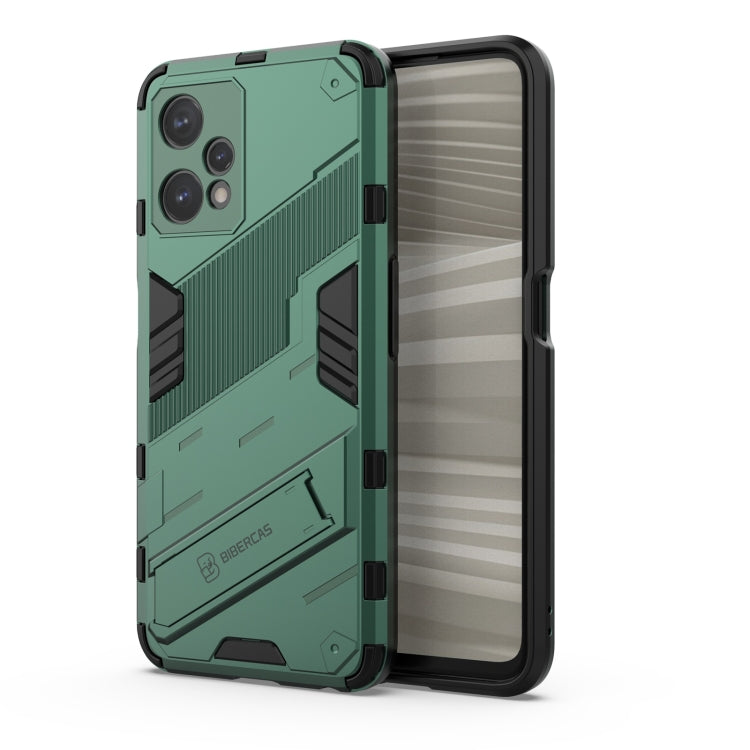 Punk Armor 2 in 1 PC + TPU Shockproof Phone Case with Invisible Holder, For Realme 9 Pro+, For OPPO Realme 9 Pro, For Realme 9 Pro