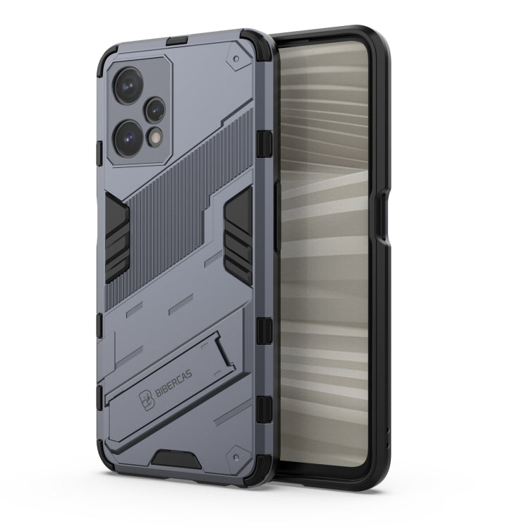Punk Armor 2 in 1 PC + TPU Shockproof Phone Case with Invisible Holder