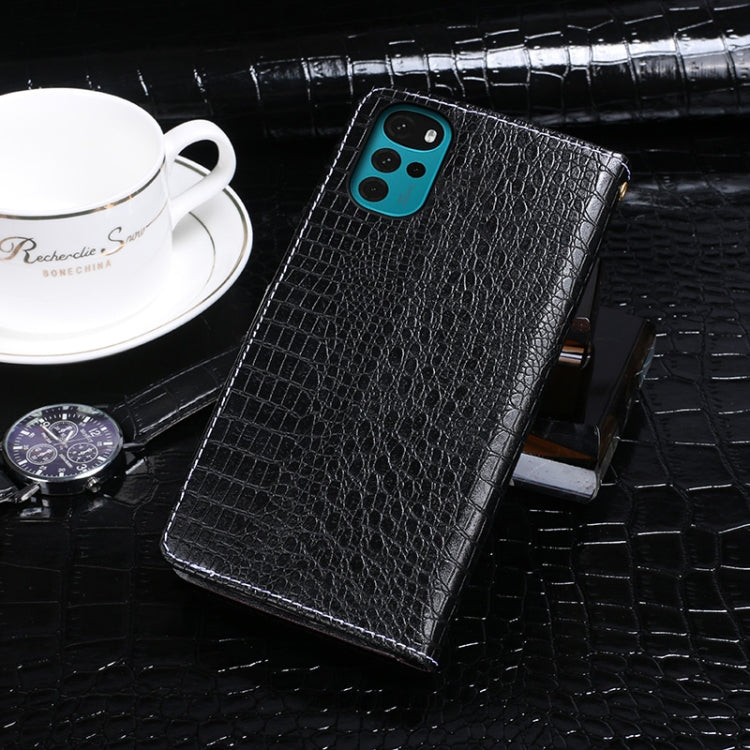idewei Crocodile Texture Leather Phone Case, For Motorola Moto G22, For OPPO Reno7 Z 5G, For Umidigi A11S, For Xiaomi Poco M4 Pro 4G, For Xiaomi Poco X4 Pro 5G, For ZTE Blade A31 Plus, For Huawei nova 9 SE, For ZTE nubia Z40 Pro