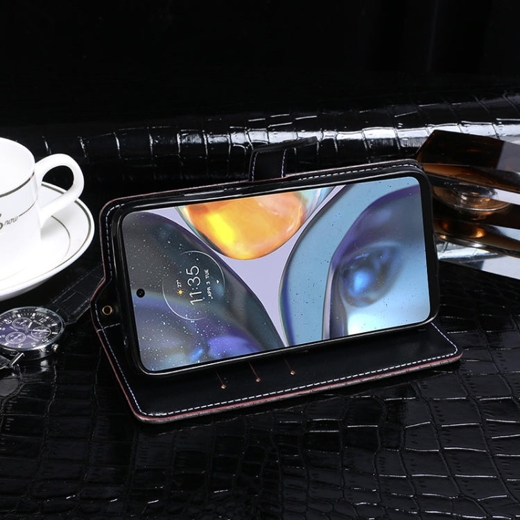 idewei Crocodile Texture Leather Phone Case, For Motorola Moto G22, For OPPO Reno7 Z 5G, For Umidigi A11S, For Xiaomi Poco M4 Pro 4G, For Xiaomi Poco X4 Pro 5G, For ZTE Blade A31 Plus, For Huawei nova 9 SE, For ZTE nubia Z40 Pro