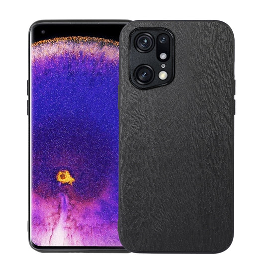 Wood Texture PU Phone Case, For OPPO Find X5 Pro, For OPPO Find N