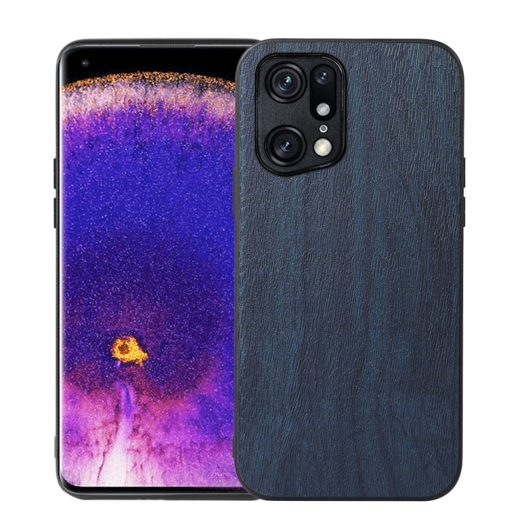 Wood Texture PU Phone Case, For OPPO Find X5 Pro, For OPPO Find N