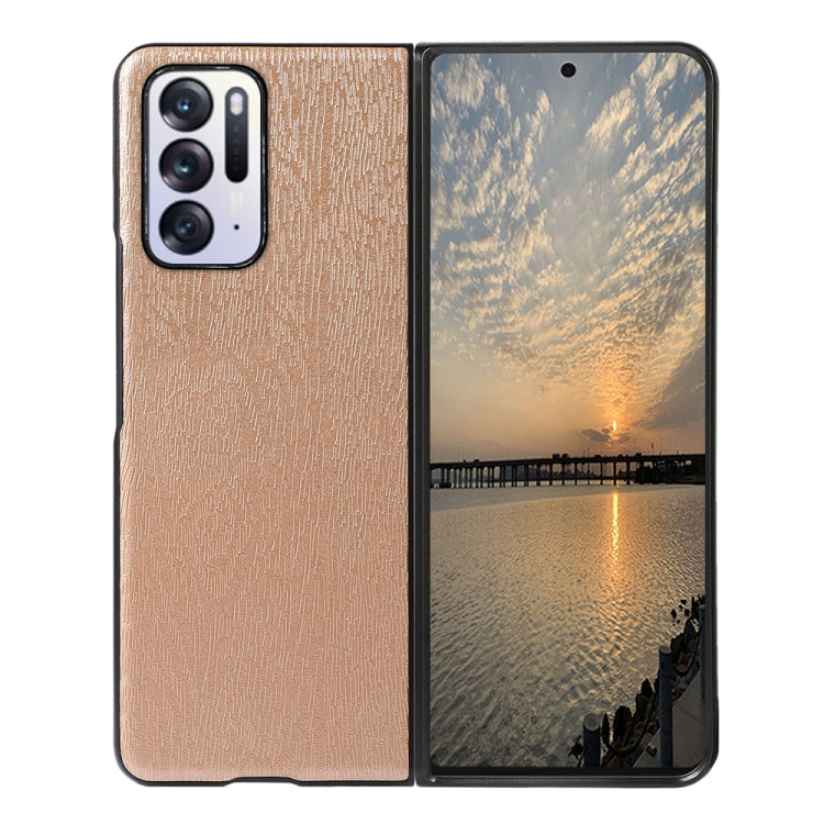 Wood Texture PU Phone Case, For OPPO Find X5 Pro, For OPPO Find N